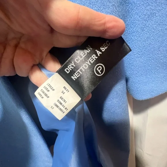 Sam Edelman Blue Wool  Pea Coat - Picture 7 of 10